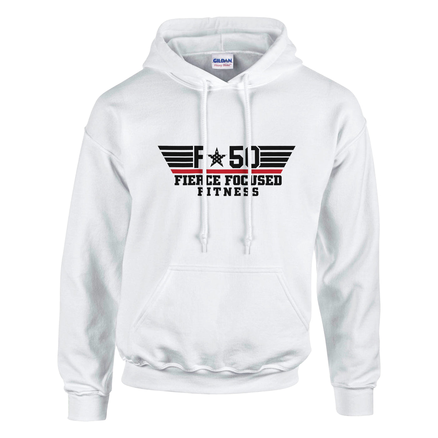 Thin Red Line Hoodie – Honoring Firefighters' Bravery | Soft Cotton-Poly Blend